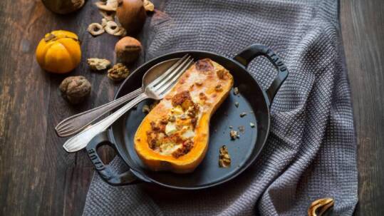 courge-butternut-farcie-chevre